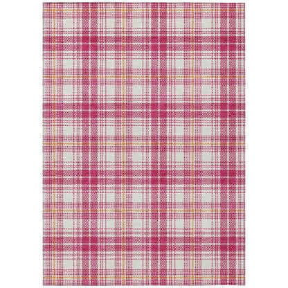 Aurora Pink Washable Indoor-Outdoor Rug-Outdoor Rugs-LOOMLAN Rugs-2'6" x 3'10"-LOOMLAN