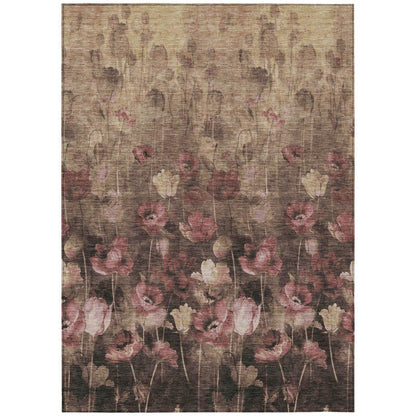 Aurora Taupe Washable Indoor-Outdoor Rug-Outdoor Rugs-LOOMLAN Rugs-2'6" x 3'10"-LOOMLAN