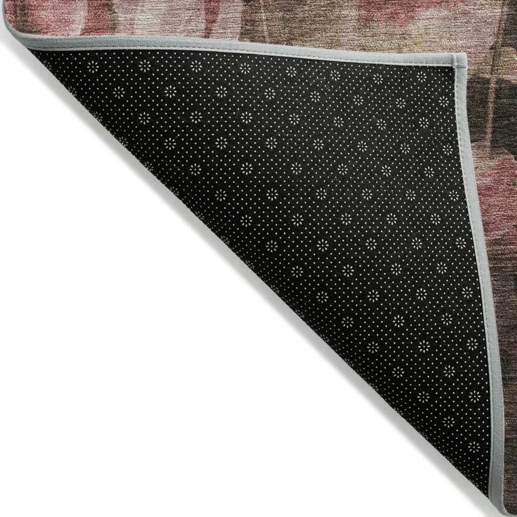 Aurora Taupe Washable Indoor-Outdoor Rug-Outdoor Rugs-LOOMLAN Rugs-LOOMLAN