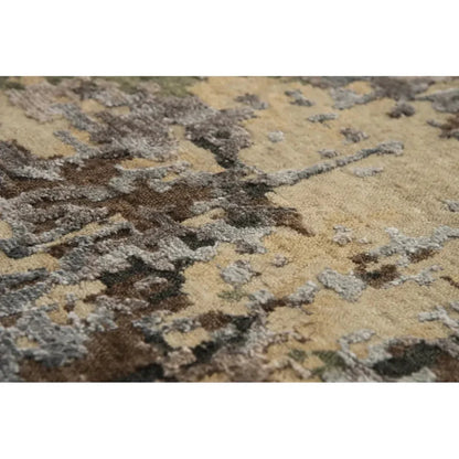 Ausa Abstract Brown Large Area Rugs For Living Room - LOOMLAN - LOOMLAN - Area Rugs