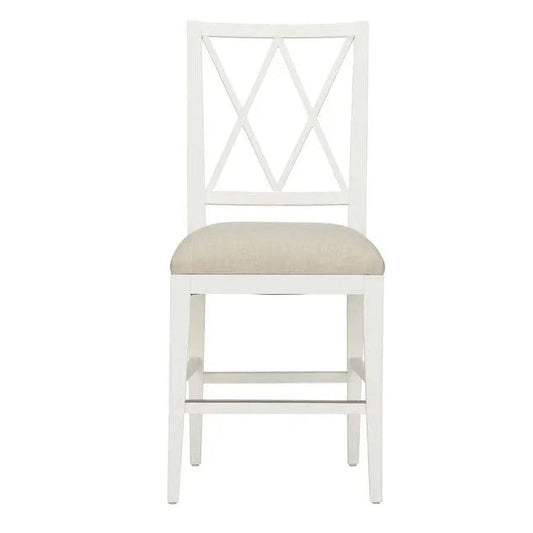Austin White Counter Stool - LOOMLAN - Chelsea House - Counter Stools
