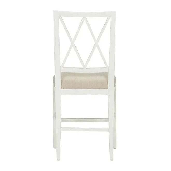 Austin White Counter Stool - LOOMLAN - Chelsea House - Counter Stools