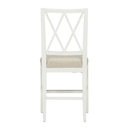 Austin White Counter Stool - LOOMLAN - Chelsea House - Counter Stools