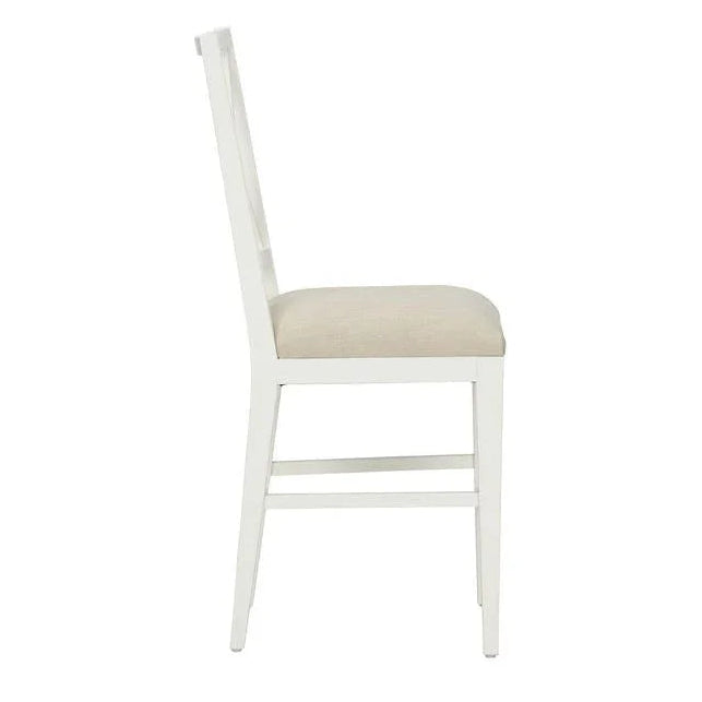Austin White Counter Stool - LOOMLAN - Chelsea House - Counter Stools