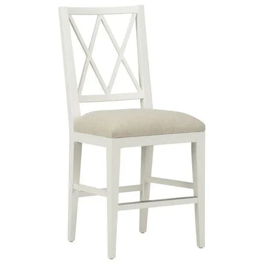 Austin White Counter Stool - LOOMLAN - Chelsea House - Counter Stools