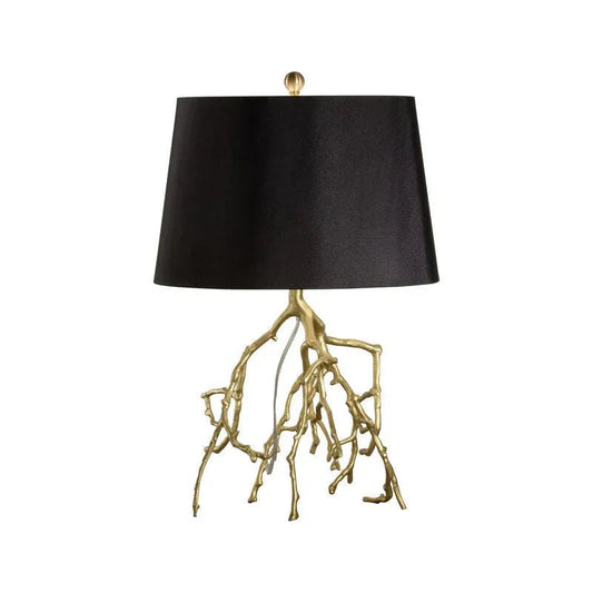 Autumn Intricate Iron Base Shaped Table Lamp - LOOMLAN - Chelsea House - Table Lamps