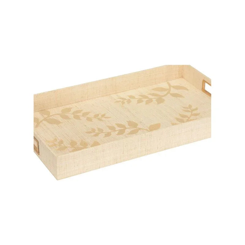 Autumnal Natural Raffia Tray - LOOMLAN - Chelsea House - Trays