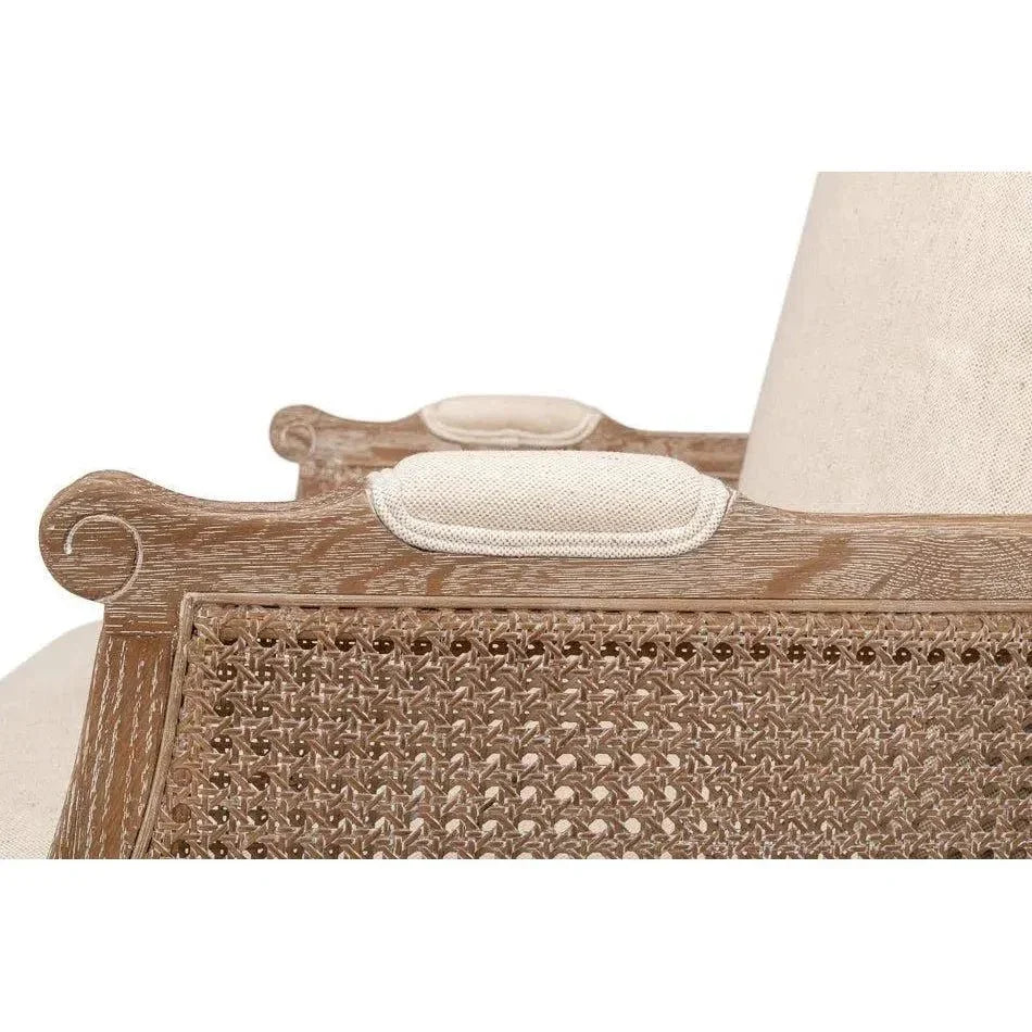 Ava Accent Chair Wingback Down Cushions - LOOMLAN - Sarreid - Accent Chairs