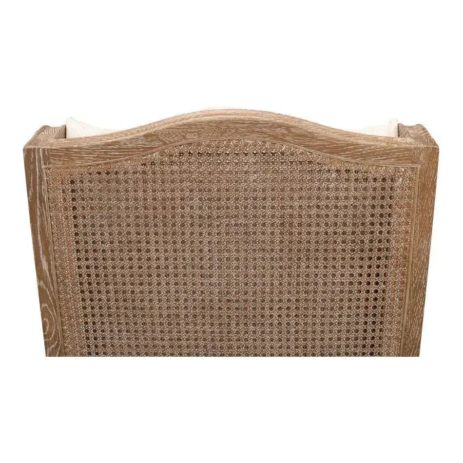 Ava Accent Chair Wingback Down Cushions - LOOMLAN - Sarreid - Accent Chairs