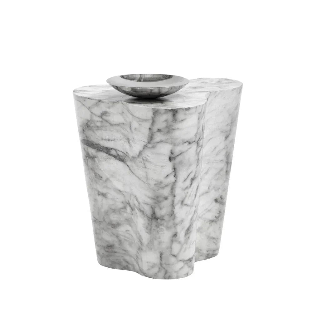 Ava Concrete Outdoor Geometric Coffee Table-Outdoor Coffee Tables-SUNPAN-LOOMLAN