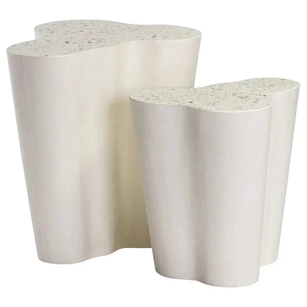 Ava Concrete Outdoor Geometric Coffee Table-Outdoor Coffee Tables-SUNPAN-LOOMLAN