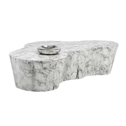 Ava Concrete Outdoor Geometric Coffee Table-Outdoor Coffee Tables-SUNPAN-LOOMLAN
