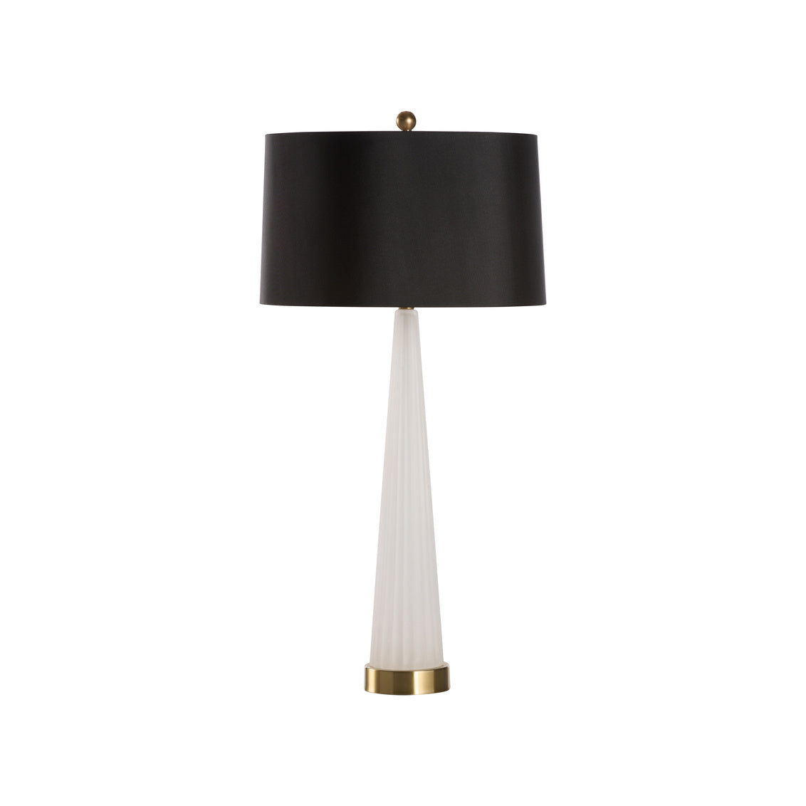 Ava Fluted Glass Table Lamp