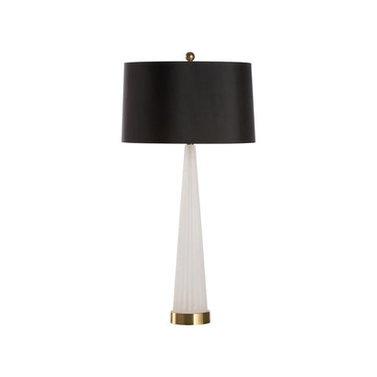 Ava Fluted Glass Table Lamp