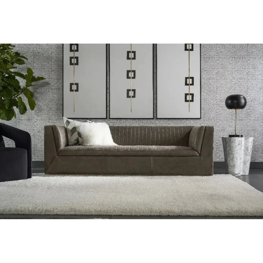 Ava StrikingConcrete Outdoor End Table - LOOMLAN - SUNPAN - Outdoor Side Tables