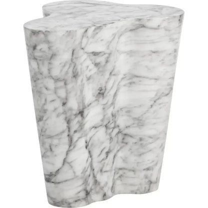 Ava StrikingConcrete Outdoor End Table - LOOMLAN - SUNPAN - Outdoor Side Tables