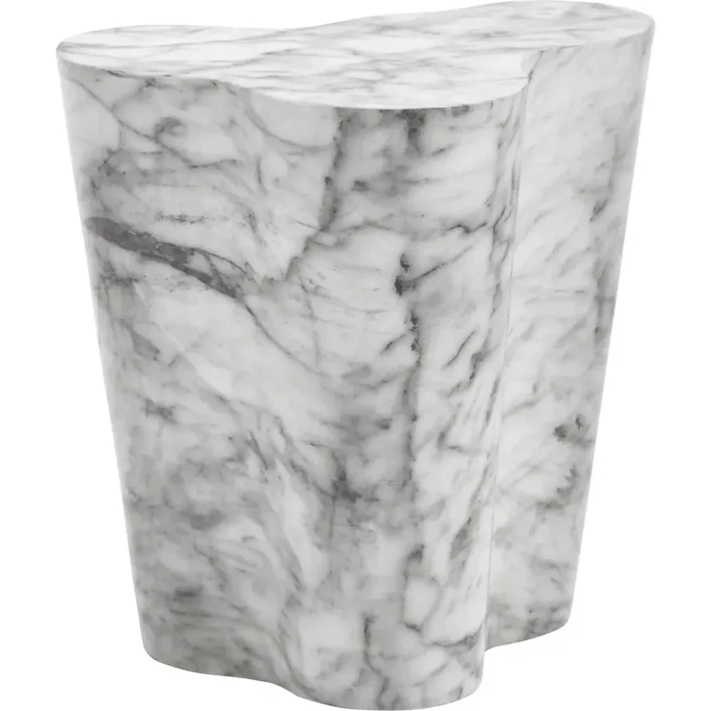 Ava StrikingConcrete Outdoor End Table - LOOMLAN - SUNPAN - Outdoor Side Tables