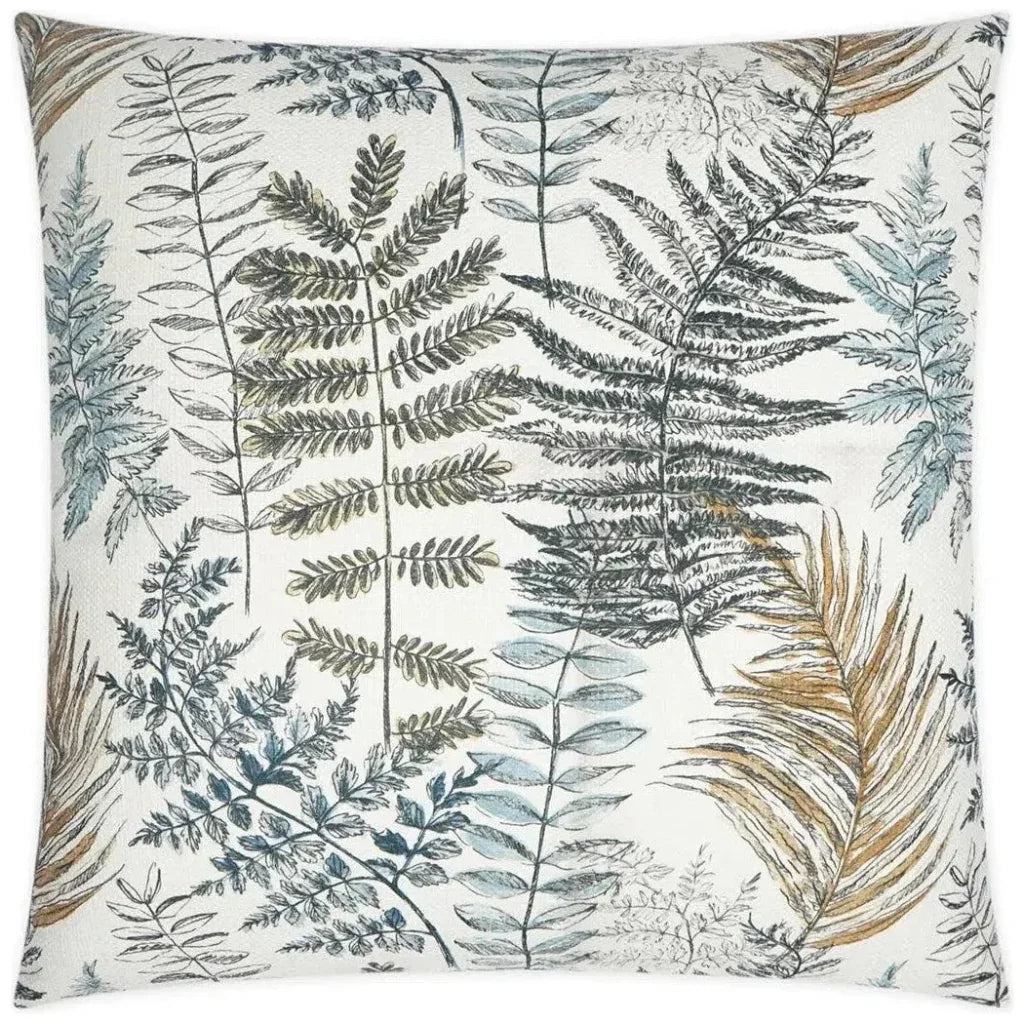 Avalis Floral Brown Large Throw Pillow Insert - LOOMLAN - D.V. Kap - Throw Pillows