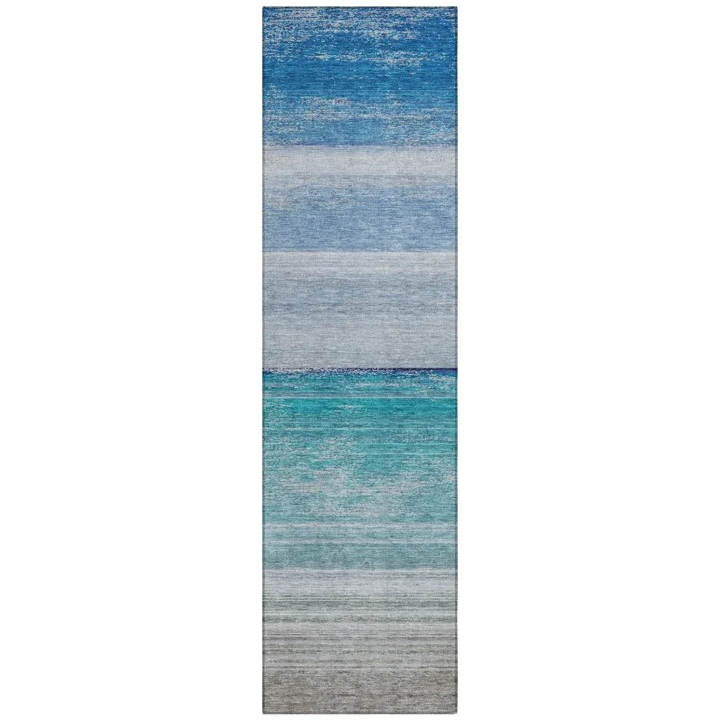 Avanora Blue Washable Indoor - Outdoor Rug - LOOMLAN - LOOMLAN Rugs - Outdoor Rugs