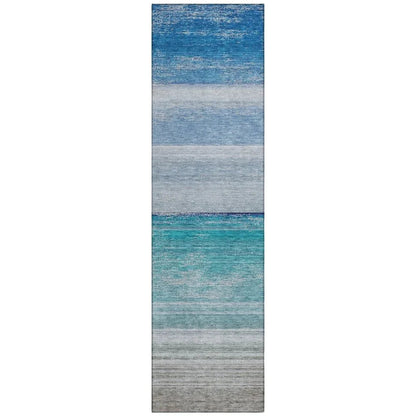 Avanora Blue Washable Indoor - Outdoor Rug - LOOMLAN - LOOMLAN Rugs - Outdoor Rugs