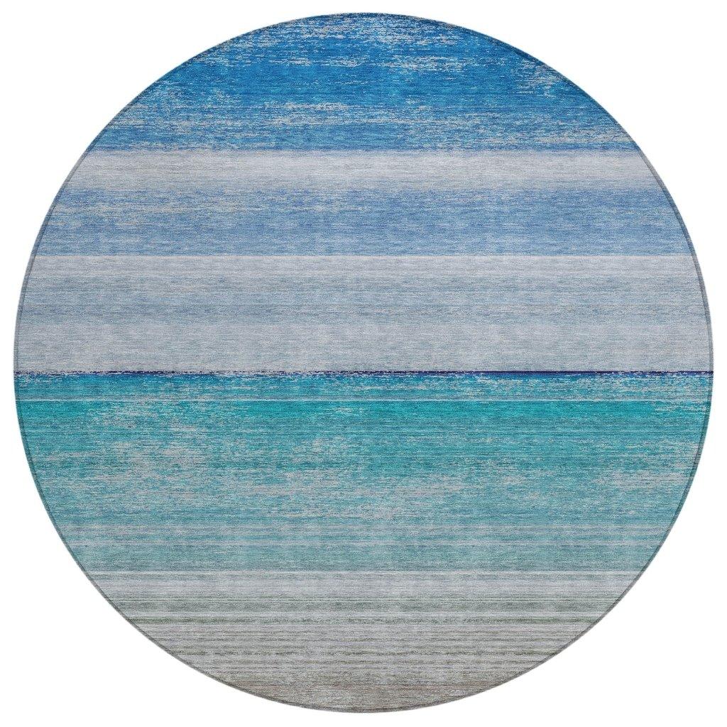 Avanora Blue Washable Indoor - Outdoor Rug - LOOMLAN - LOOMLAN Rugs - Outdoor Rugs