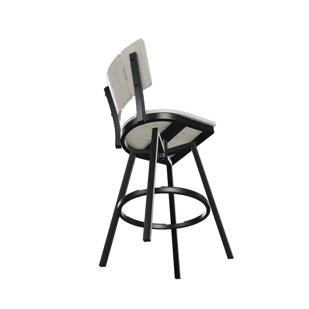 Avant MGP Aluminum Balcony Height Swivel Chair-Outdoor Accent Chairs-Telescope-LOOMLAN