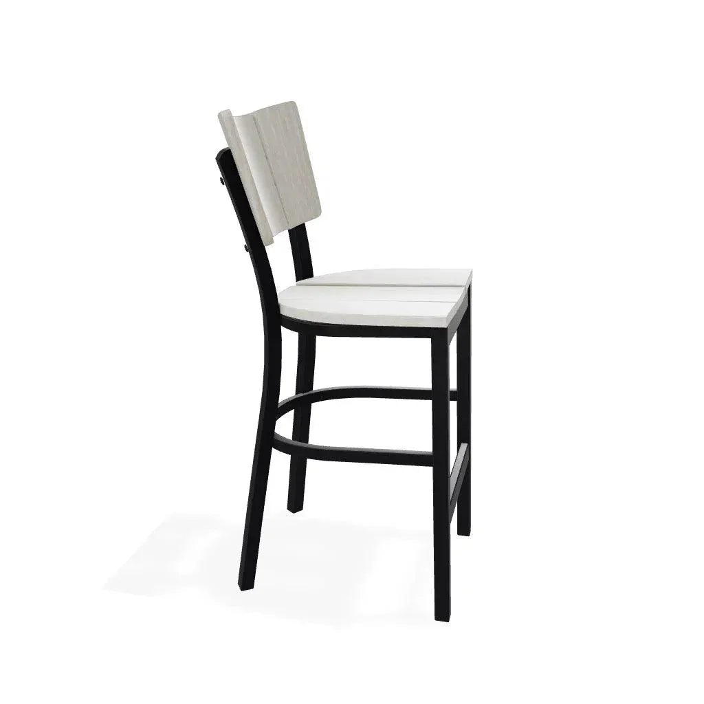 Avant MGP Aluminum Balcony Height Stacking Chair-Outdoor Accent Chairs-Telescope-LOOMLAN
