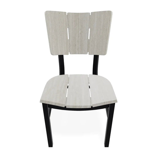 Marine Grade Polymer Aluminum Stacking Dining Chair-Outdoor Dining Chairs-Telescope-LOOMLAN