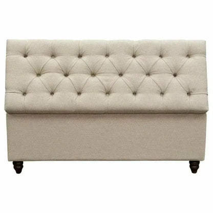 Ave Tufted Lift - Top Storage Trunk Desert Sand Linen - LOOMLAN - Diamond Sofa - Ottomans