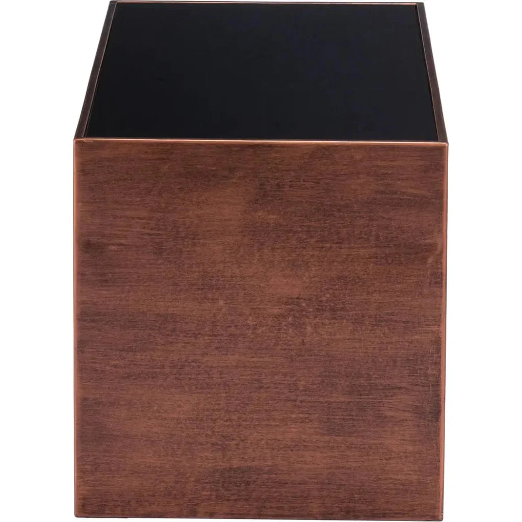 Aveiro Coffee Table Copper & Black - LOOMLAN - Zuo Modern - Coffee Tables