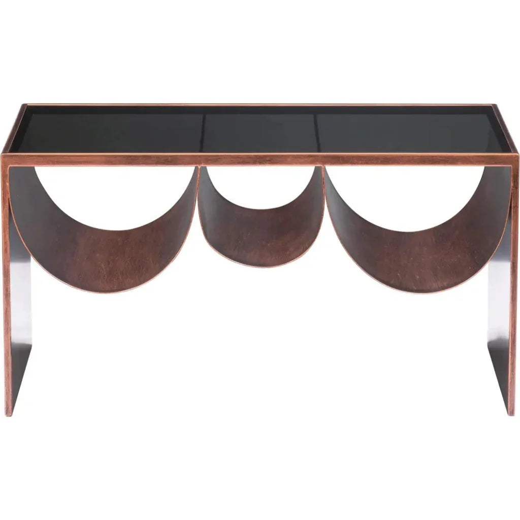 Aveiro Coffee Table Copper & Black - LOOMLAN - Zuo Modern - Coffee Tables