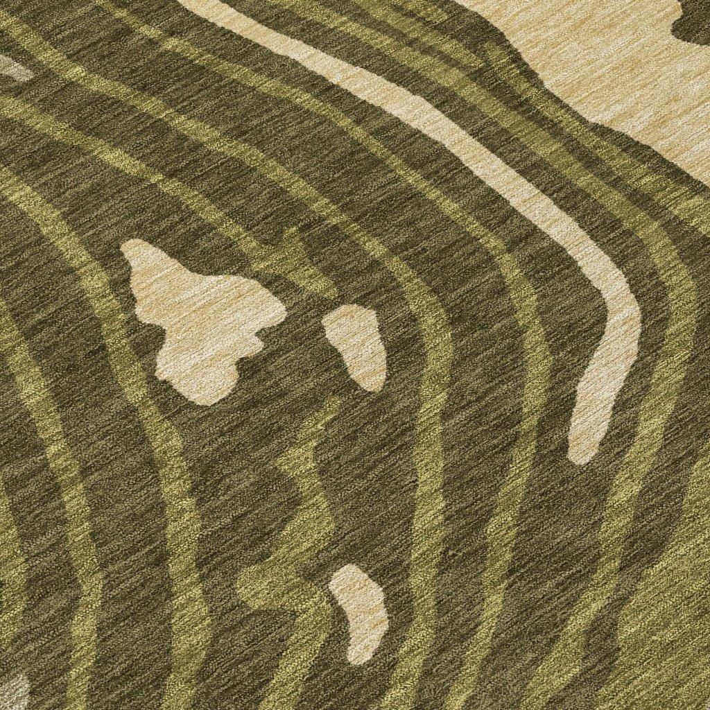 Avelia Green Washable Indoor-Outdoor Rug-Outdoor Rugs-LOOMLAN Rugs-LOOMLAN