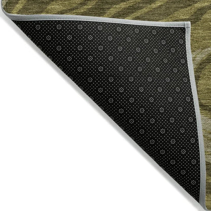 Avelia Green Washable Indoor-Outdoor Rug-Outdoor Rugs-LOOMLAN Rugs-LOOMLAN