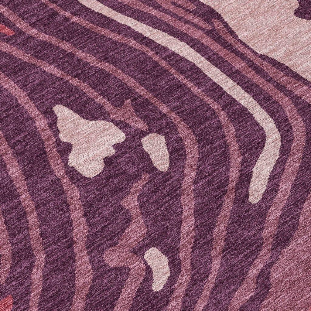 Avelia Red Washable Indoor-Outdoor Rug-Outdoor Rugs-LOOMLAN Rugs-LOOMLAN