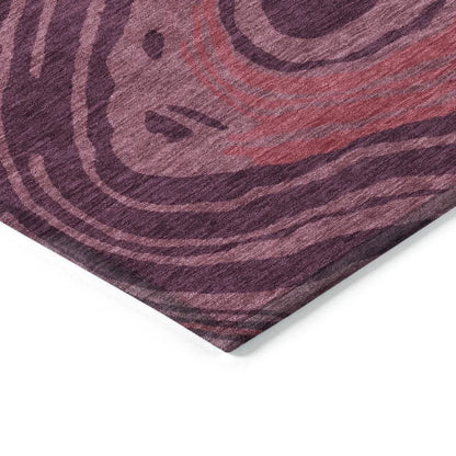 Avelia Red Washable Indoor-Outdoor Rug-Outdoor Rugs-LOOMLAN Rugs-LOOMLAN