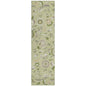 Aveline Green Washable Indoor-Outdoor Rug-Outdoor Rugs-LOOMLAN Rugs-2'3" x 7'6"-LOOMLAN