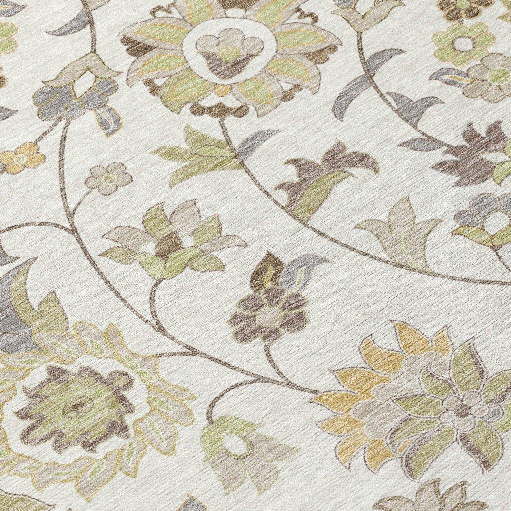 Aveline Ivory Washable Indoor-Outdoor Rug-Outdoor Rugs-LOOMLAN Rugs-LOOMLAN