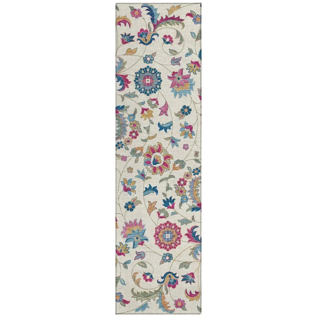 Aveline Linen Washable Indoor-Outdoor Rug-Outdoor Rugs-LOOMLAN Rugs-2'3" x 7'6"-LOOMLAN