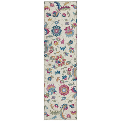 Aveline Linen Washable Indoor-Outdoor Rug-Outdoor Rugs-LOOMLAN Rugs-2'3" x 7'6"-LOOMLAN