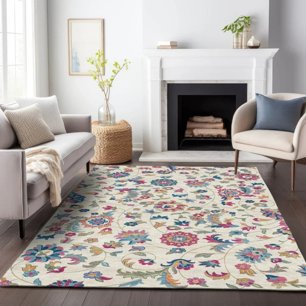 Aveline Linen Washable Indoor-Outdoor Rug-Outdoor Rugs-LOOMLAN Rugs-LOOMLAN