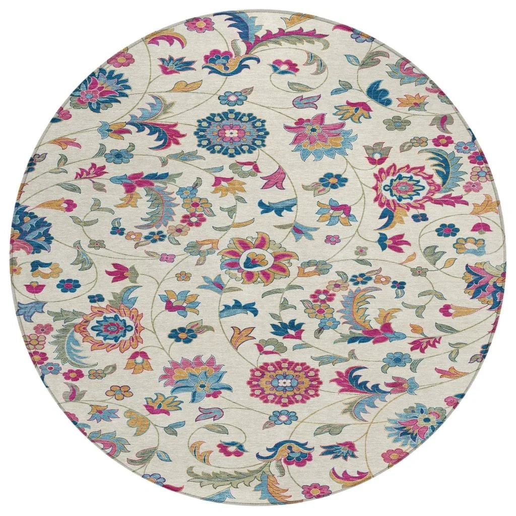 Aveline Linen Washable Indoor-Outdoor Rug-Outdoor Rugs-LOOMLAN Rugs-8' x 8'-LOOMLAN