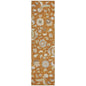 Aveline Orange Washable Indoor-Outdoor Rug-Outdoor Rugs-LOOMLAN Rugs-2'3" x 7'6"-LOOMLAN