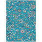 Aveline Teal Washable Indoor-Outdoor Rug-Outdoor Rugs-LOOMLAN Rugs-2'6" x 3'10"-LOOMLAN