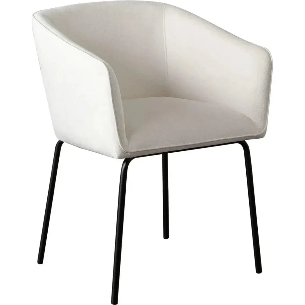 Avery Fabric Armless Dining Chair 2PC - LOOMLAN - Diamond Sofa - Dining Chairs