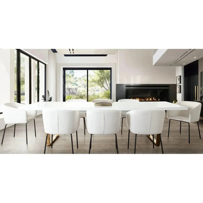 Avery Fabric Armless Dining Chair 2PC - LOOMLAN - Diamond Sofa - Dining Chairs