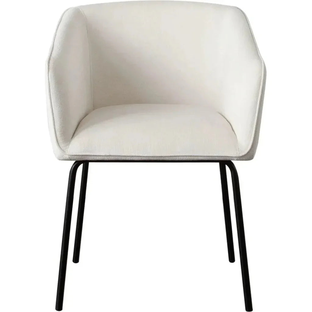 Avery Fabric Armless Dining Chair 2PC - LOOMLAN - Diamond Sofa - Dining Chairs