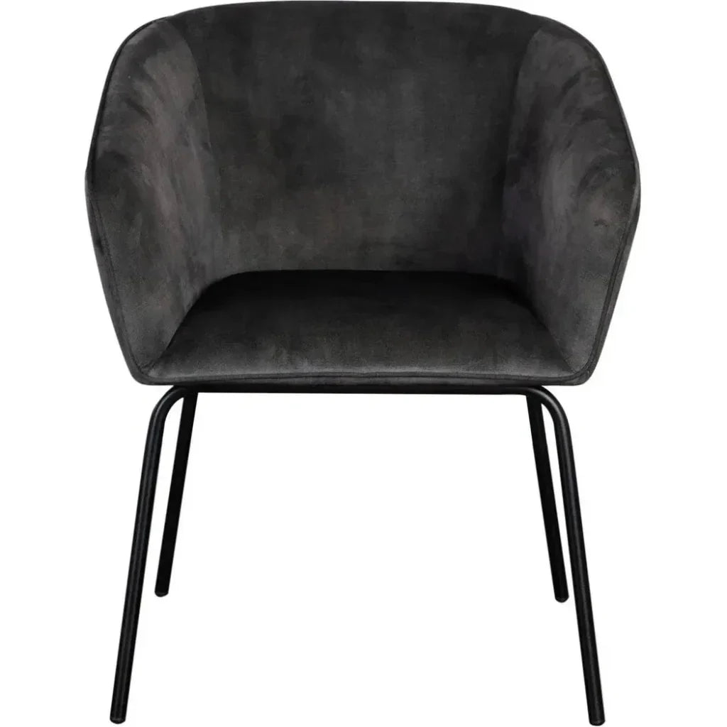 Avery Fabric Armless Dining Chair 2PC - LOOMLAN - Diamond Sofa - Dining Chairs