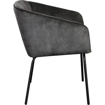 Avery Fabric Armless Dining Chair 2PC - LOOMLAN - Diamond Sofa - Dining Chairs