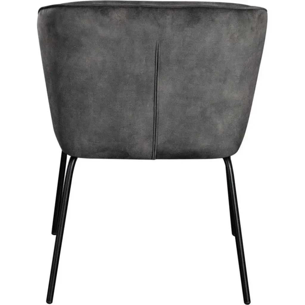 Avery Fabric Armless Dining Chair 2PC - LOOMLAN - Diamond Sofa - Dining Chairs