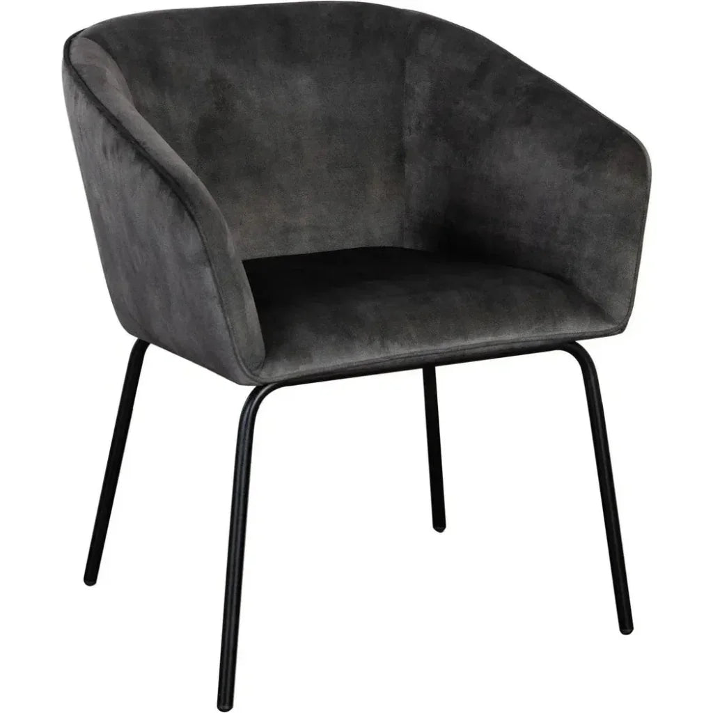 Avery Fabric Armless Dining Chair 2PC - LOOMLAN - Diamond Sofa - Dining Chairs